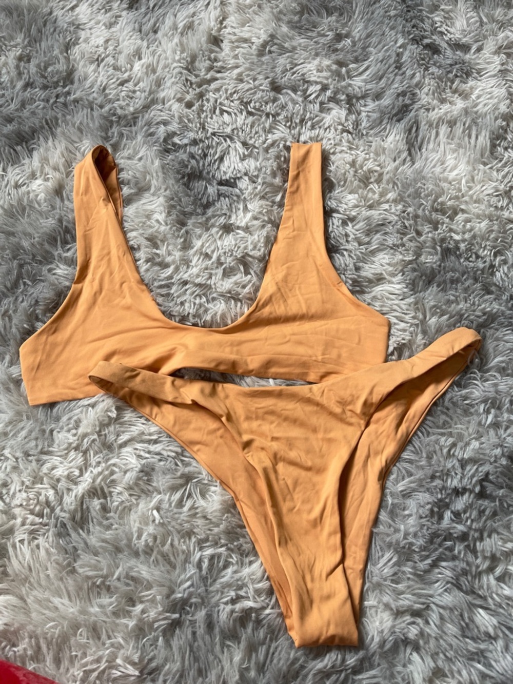 Peach Toast Swim Signature Scoop Bikini Set